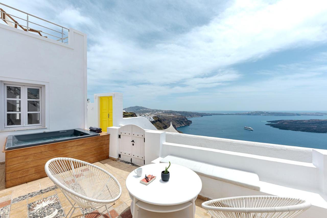 Calderas Hug & Panoramic Sea View - 3 Lux Suites Imerovigli  Exterior foto